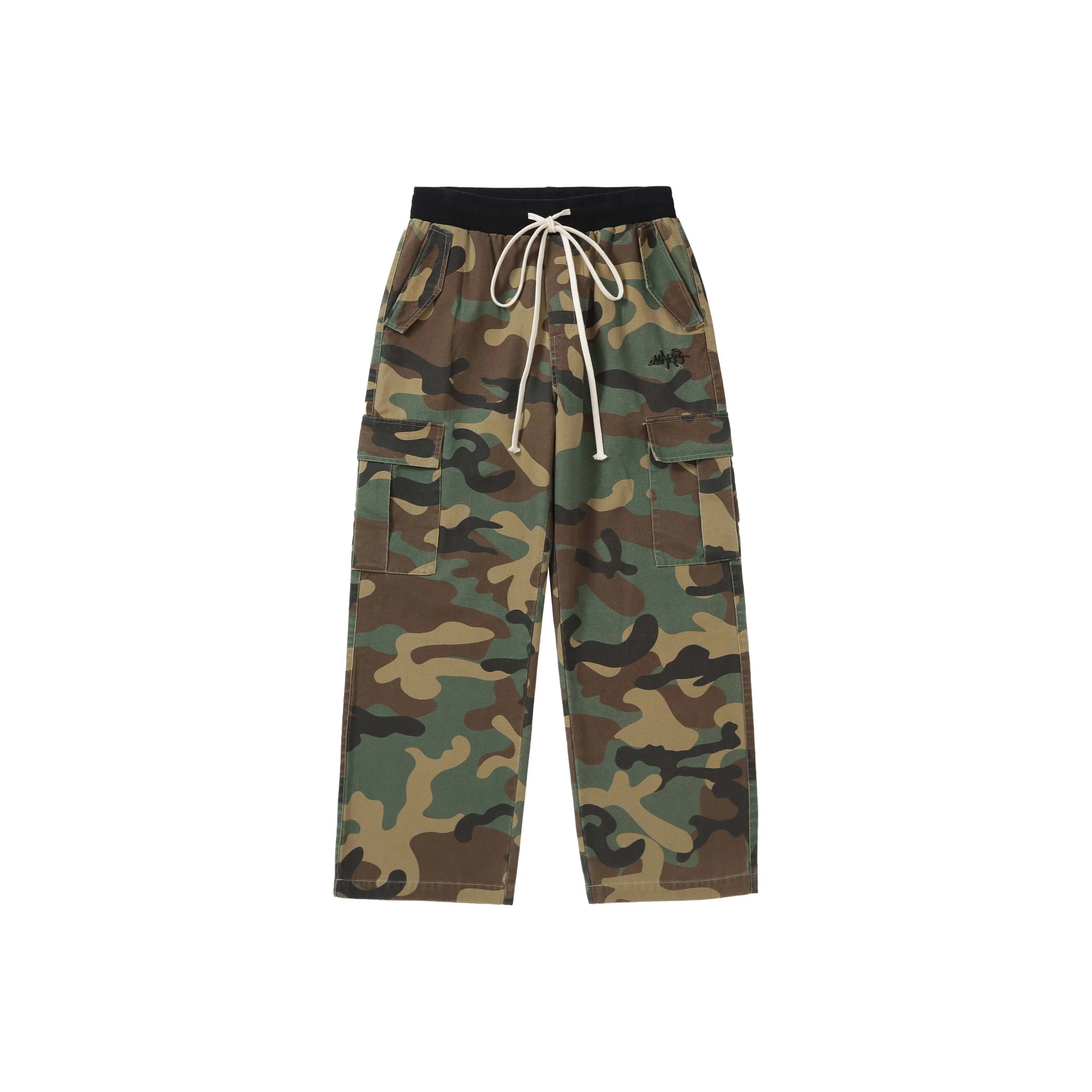 MAKEMOREKMR Карго-брюки Унисекс Камуфляж