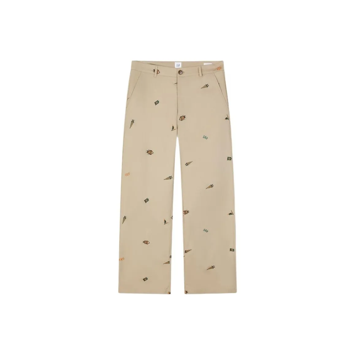 GAP совместный бренд Хаки Мужские Повседневные Штаны