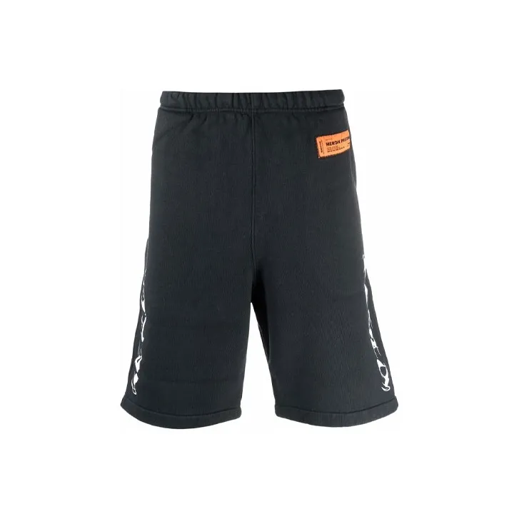 HERON PRESTON Casual Shorts Men's Black