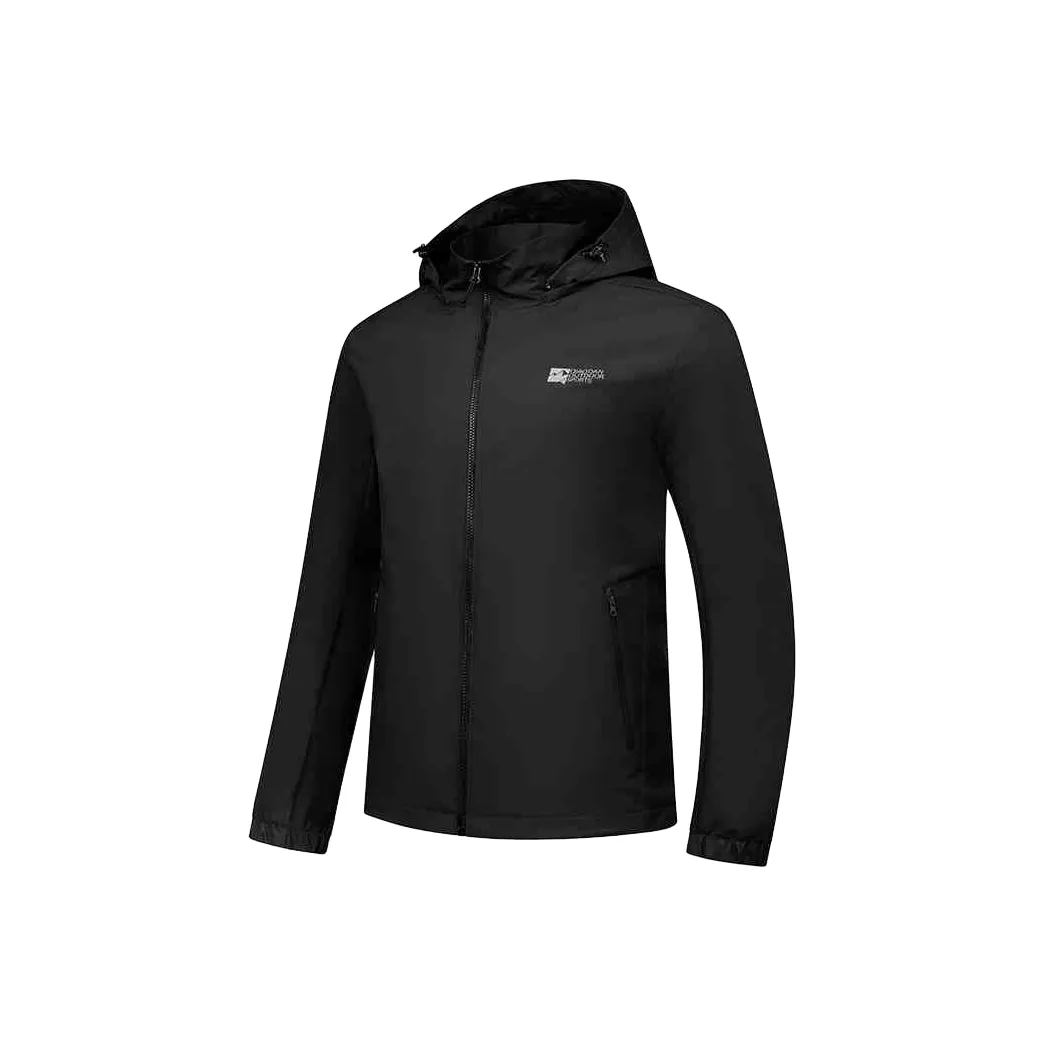 QIAODAN Тренчкот Мужской Черный