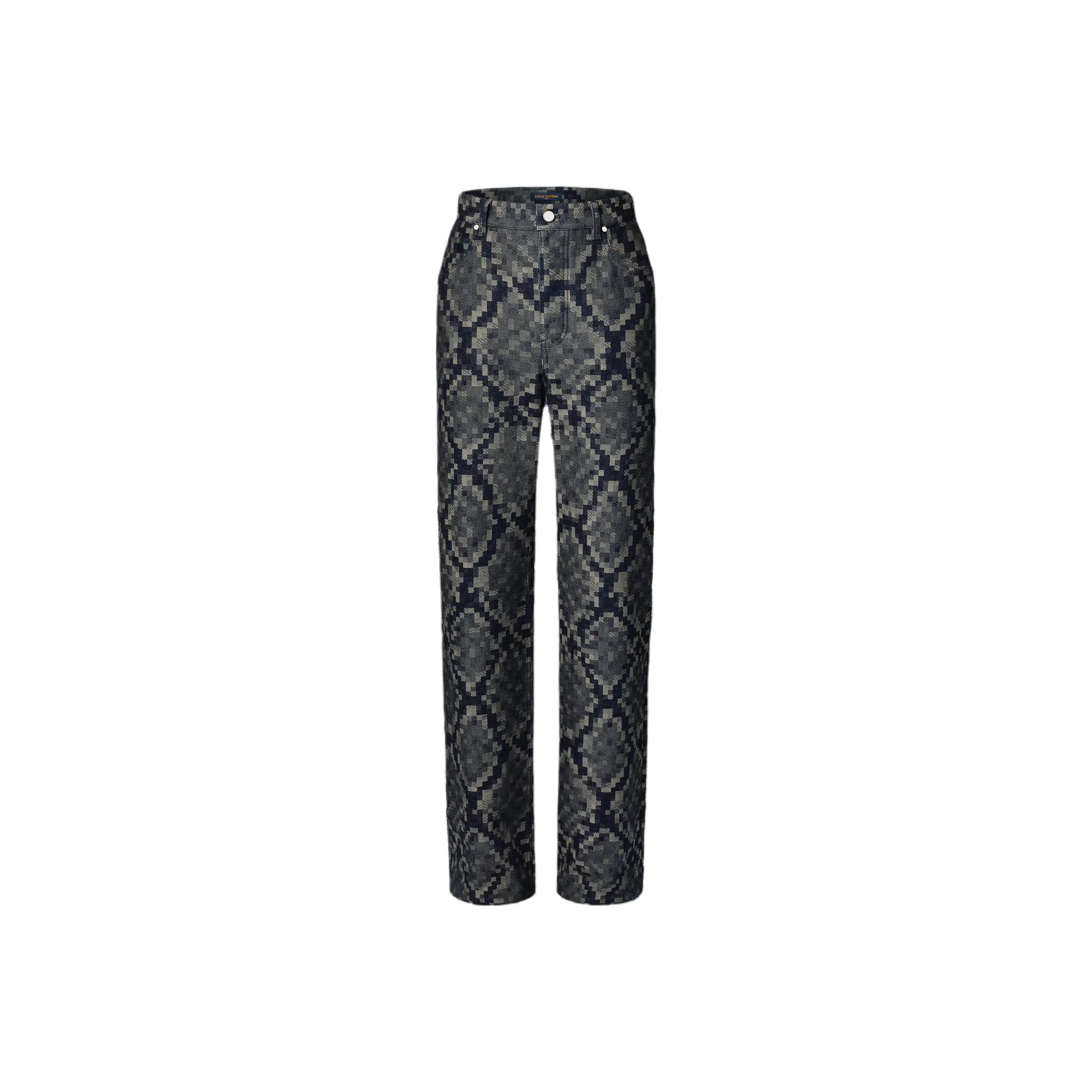 LOUIS VUITTON Graphic Denim Skate Pants