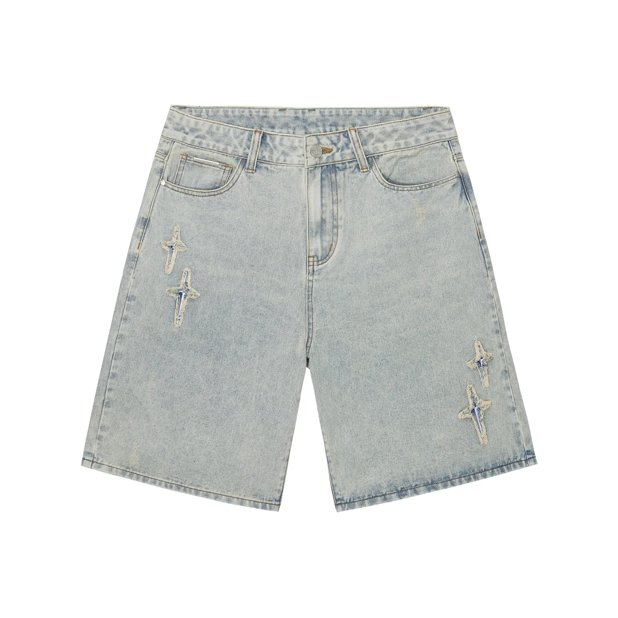 ICONS Lab Denim Shorts Unisex