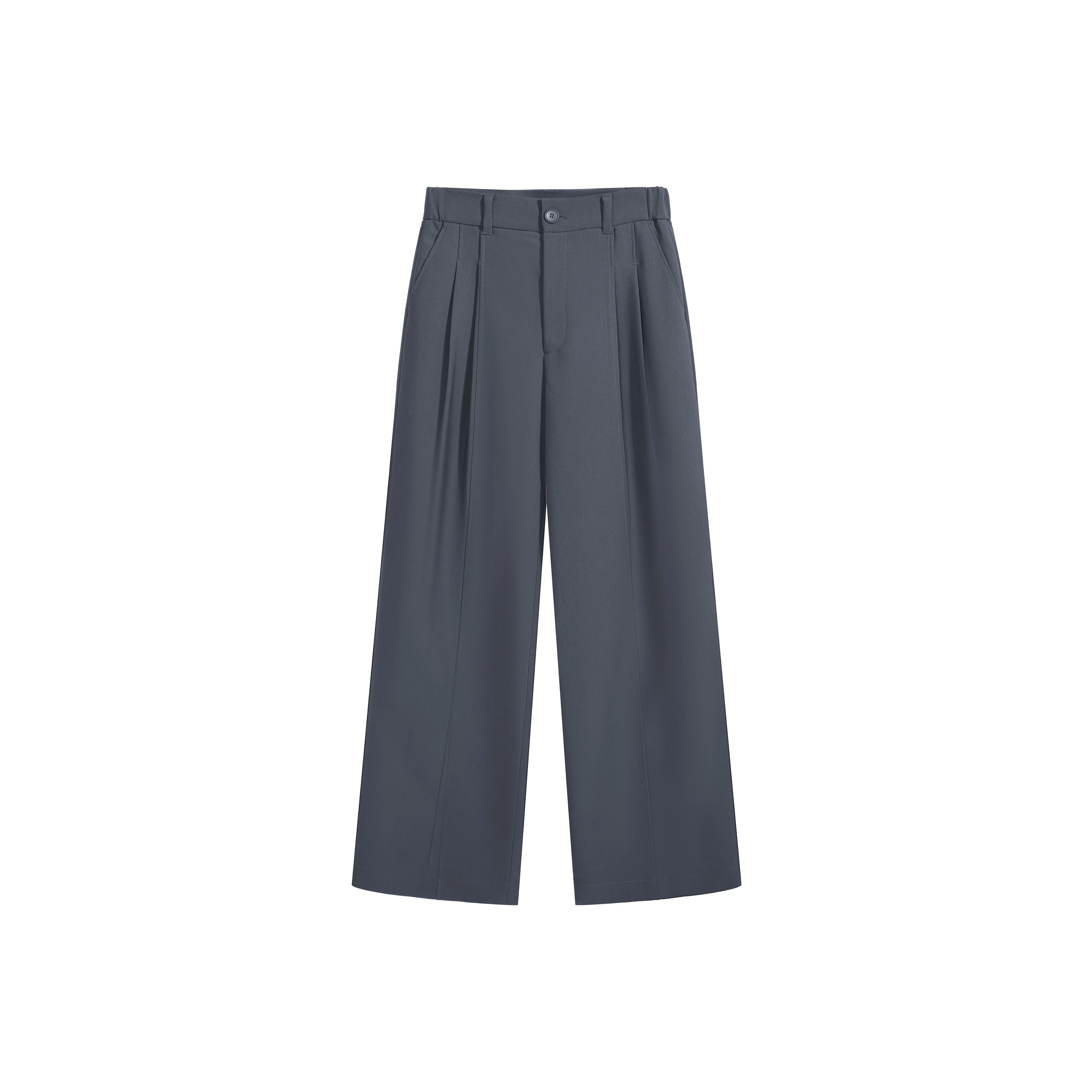 Silente SS24 Suit Trousers Unisex Medium Gray