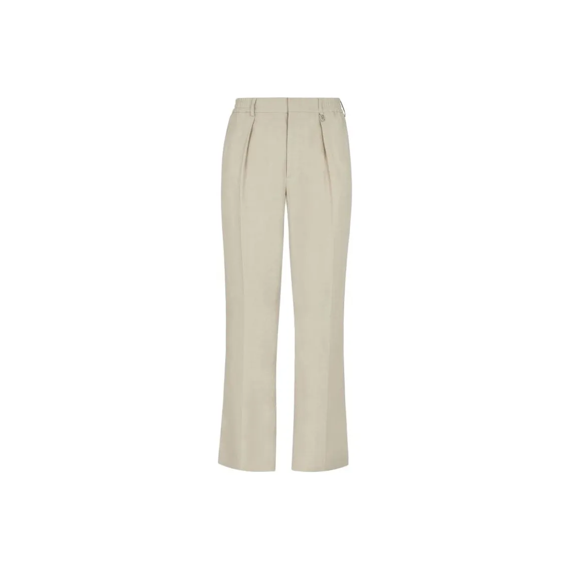 FENDI Elastic Waist Straight Leg Trousers