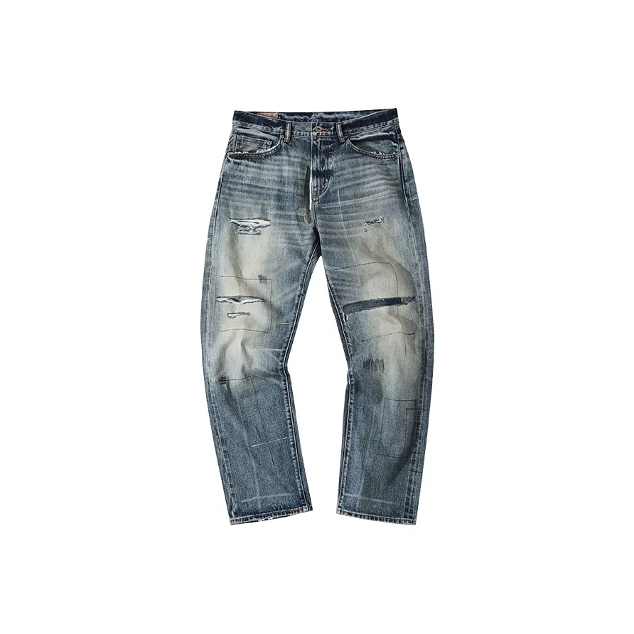 KORAKUBLUE Nanhu Гора Синий Унисекс Джинсы