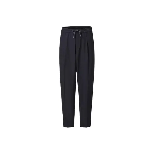 MACKAGE Мужские костюмные брюки морского синего цвета