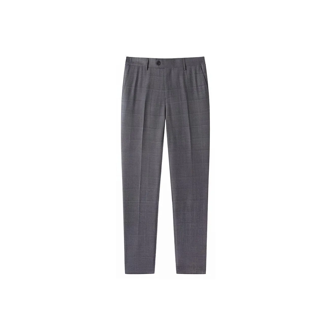 GXG Gray Plaid Men's Casual Pants GXG Серые Клетчатые Мужские Повседневные Брюки
