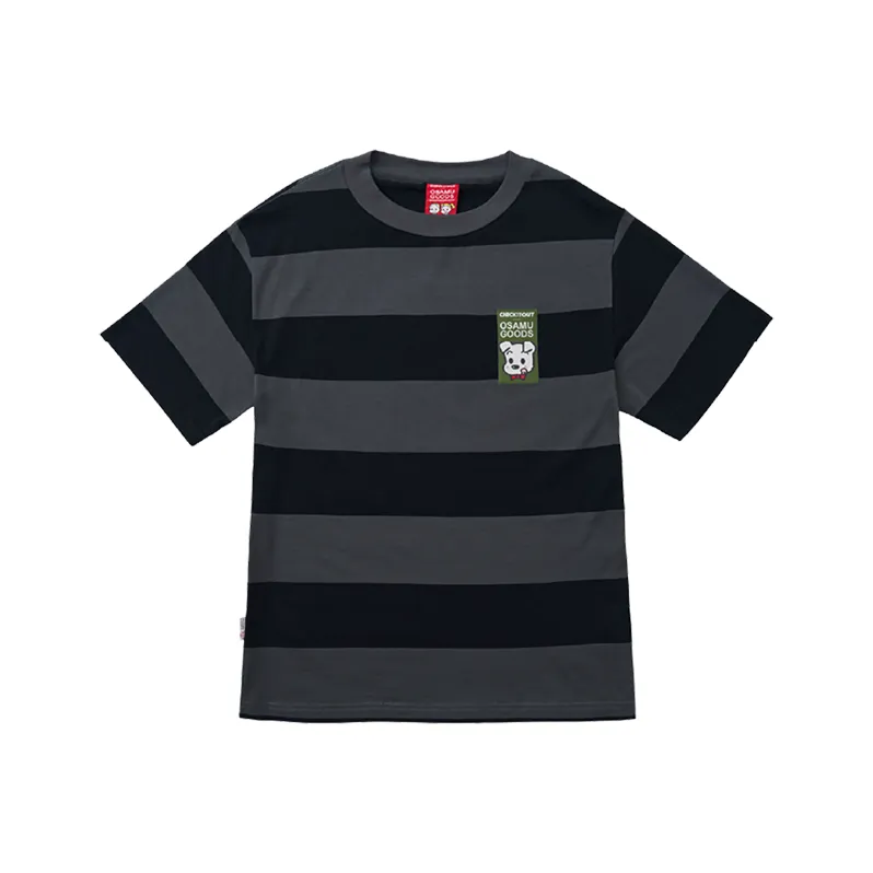 Checkitout T-Shirt Унисекс Кунжут Factory Черный Серый