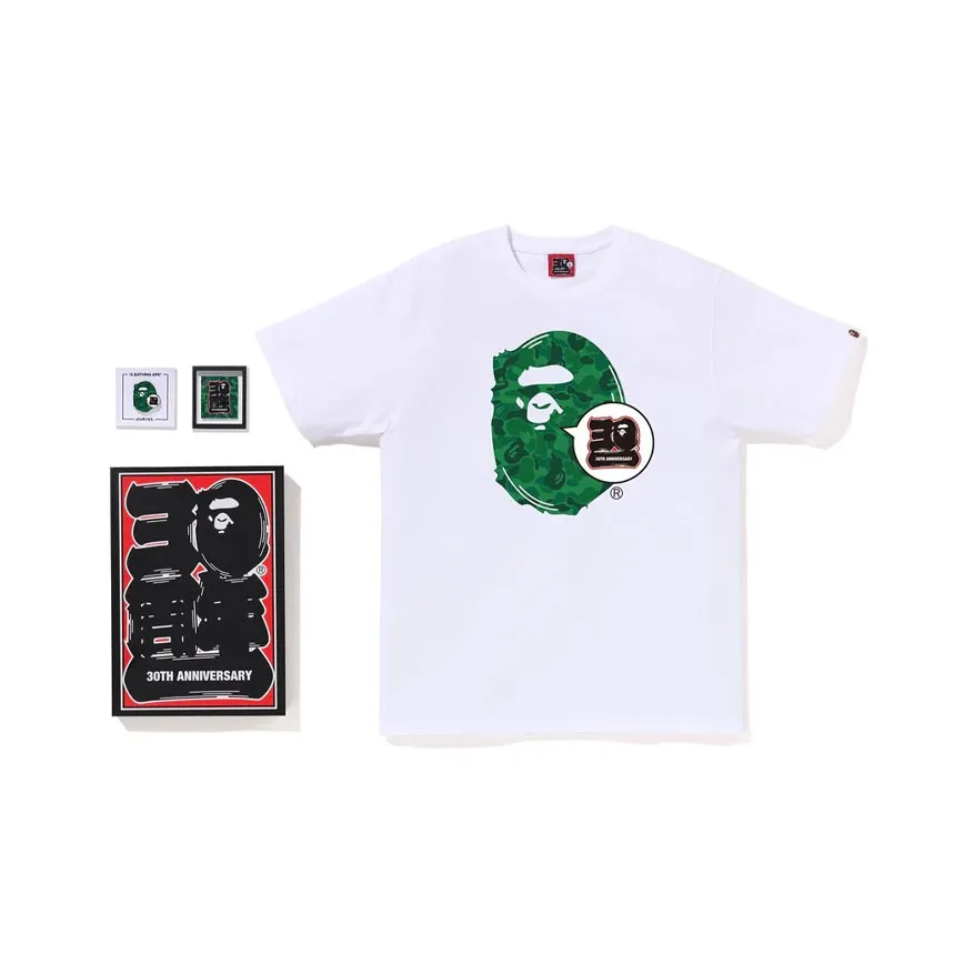 Bape Store Shibuya Bape 30th Anniversary Ape Head Tee Set
