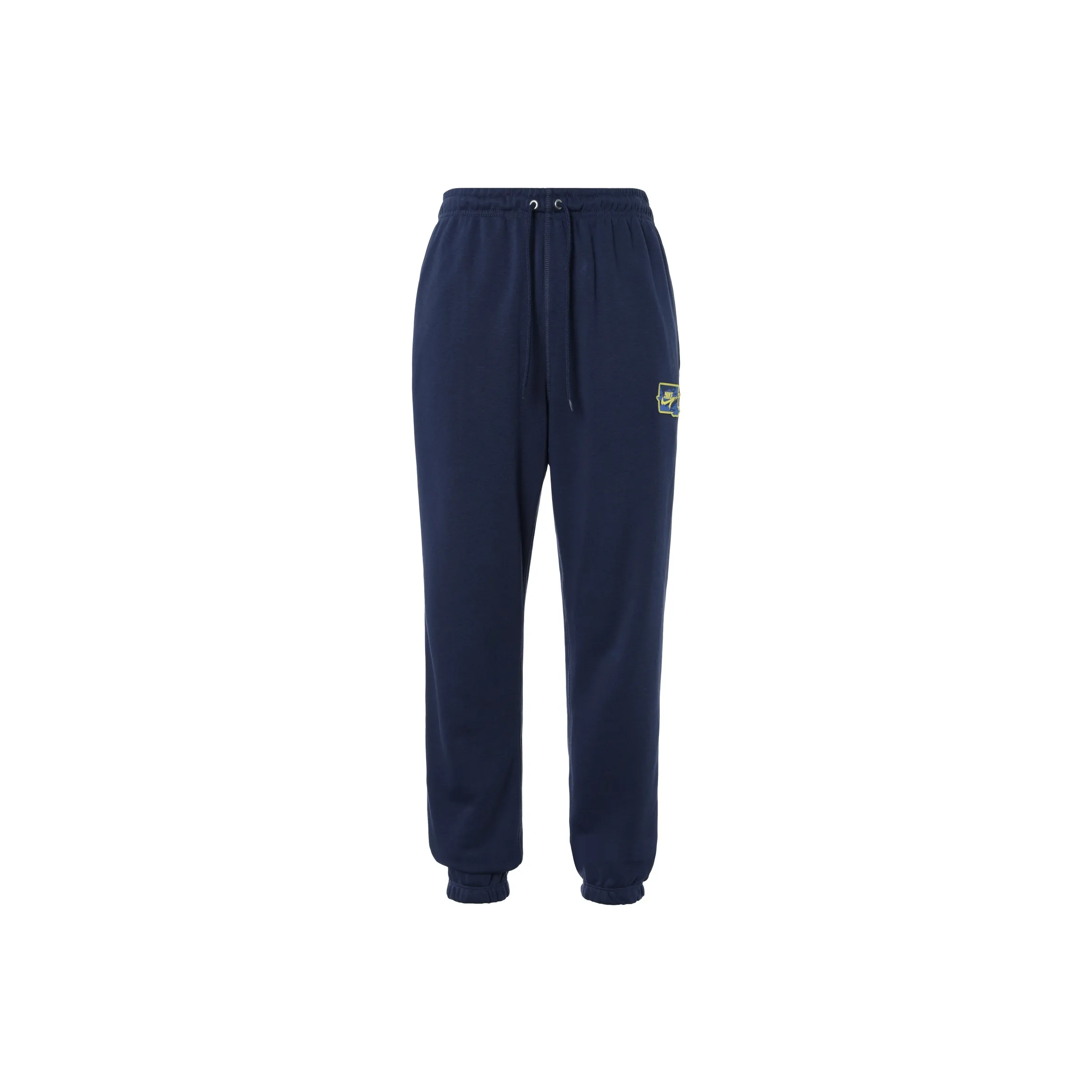Nike Casual Pants Men's Deep Navy Blue/Glow Yellow
