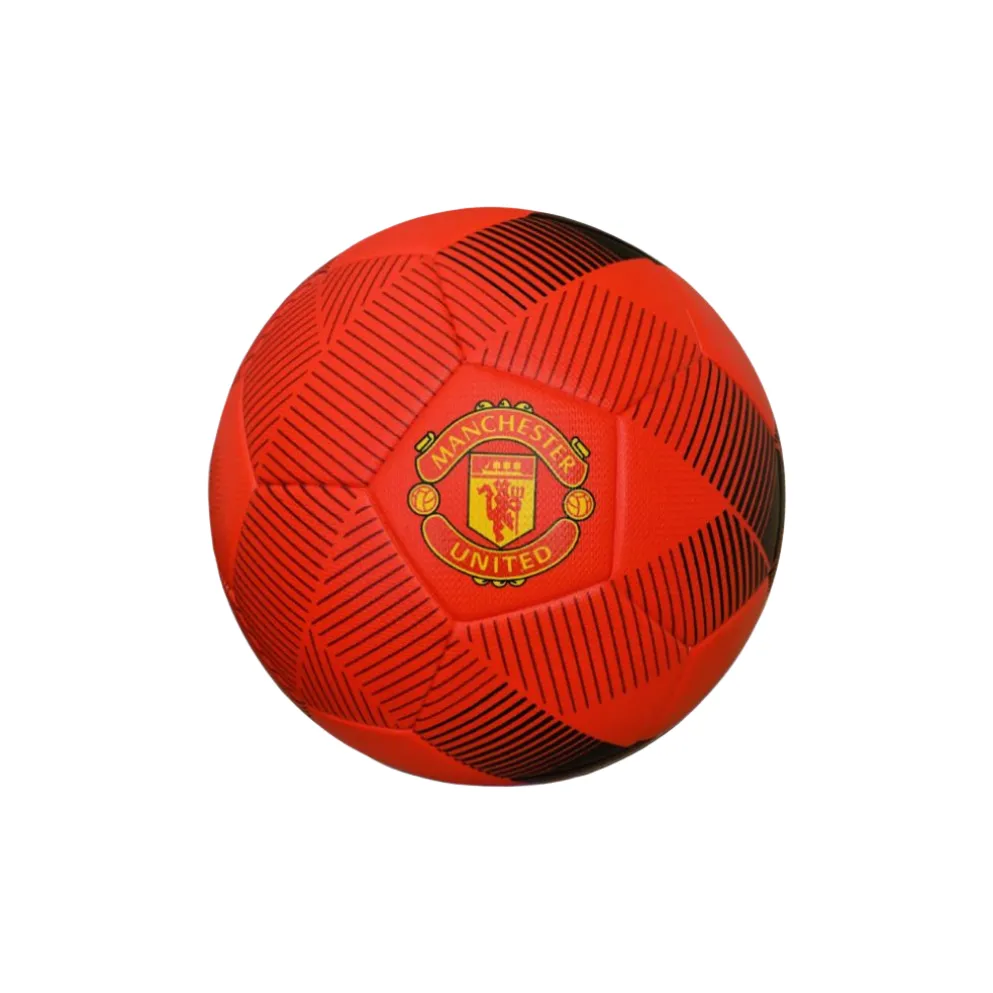 FEIERDUN Size 5 Soccer PU Machine Stitched Soccer Ball Unisex Red