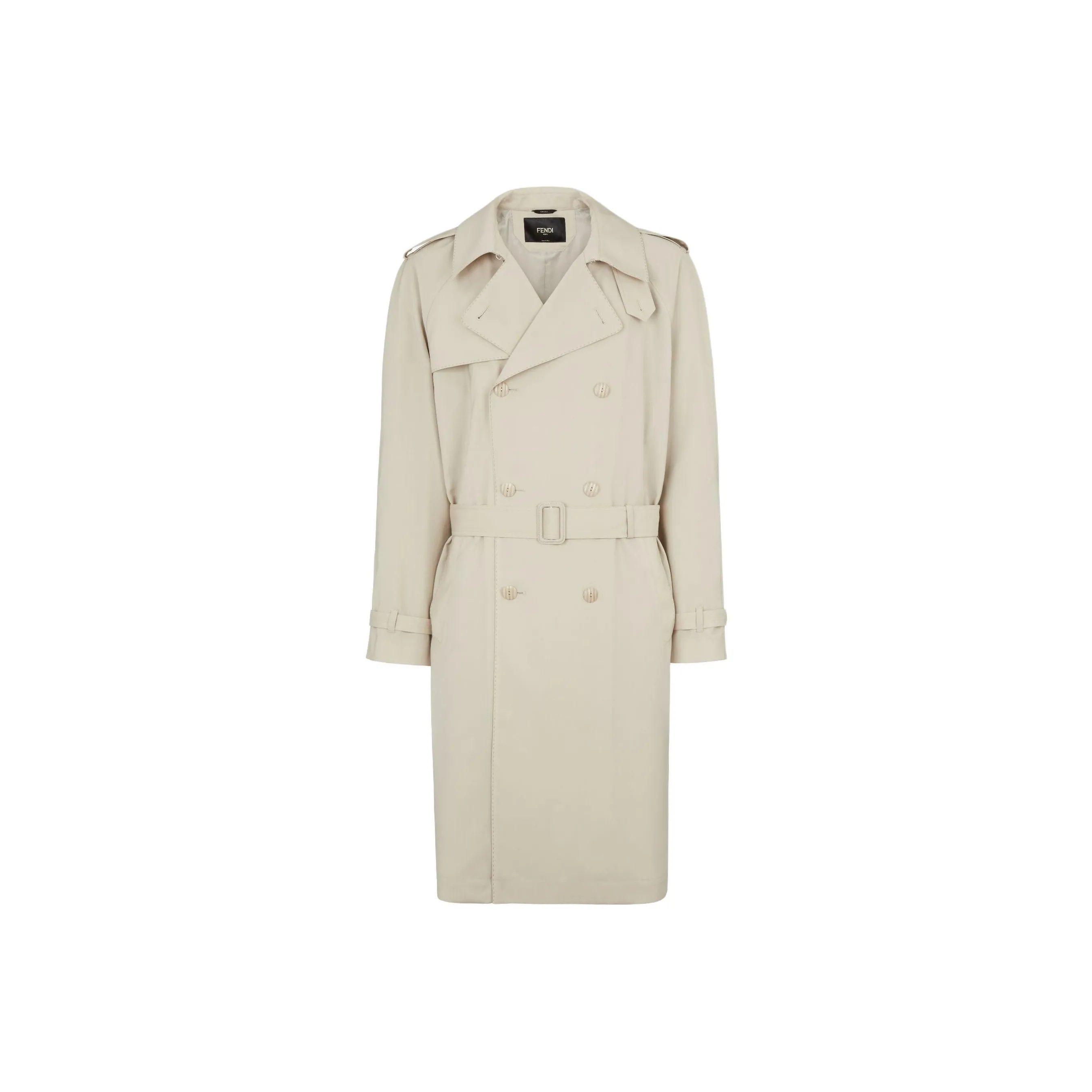 FENDI SS25 Trench Coat Men's Beige