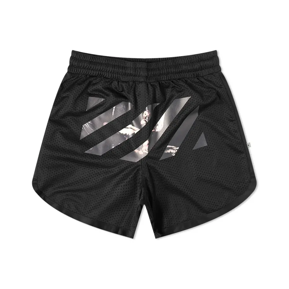 OFF WHITE Caravaggio Arrows Mesh Shorts