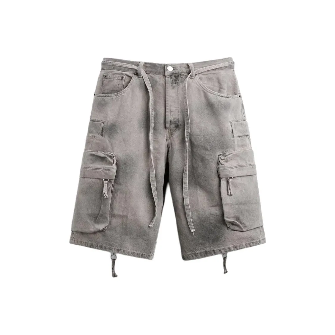 ZARA Denim Shorts Men's Dark Gray