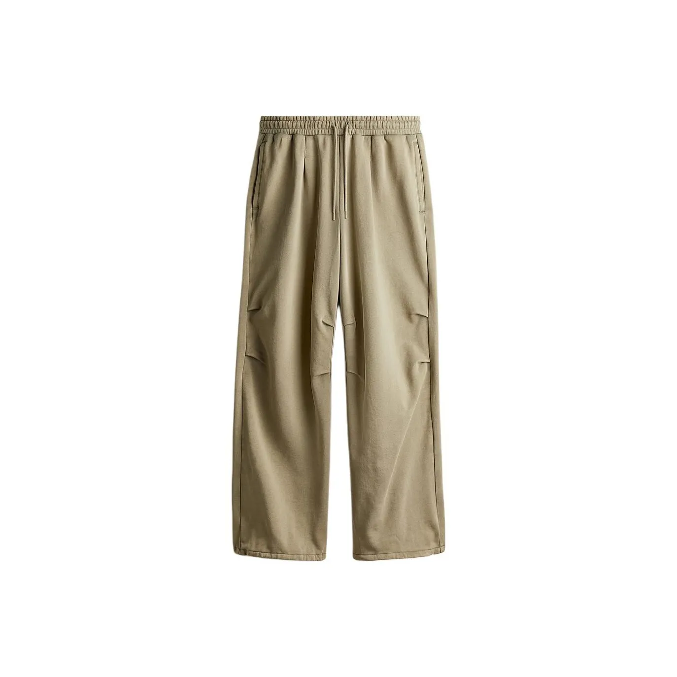 H&M Knitted Sports Pants Men's Khaki Beige