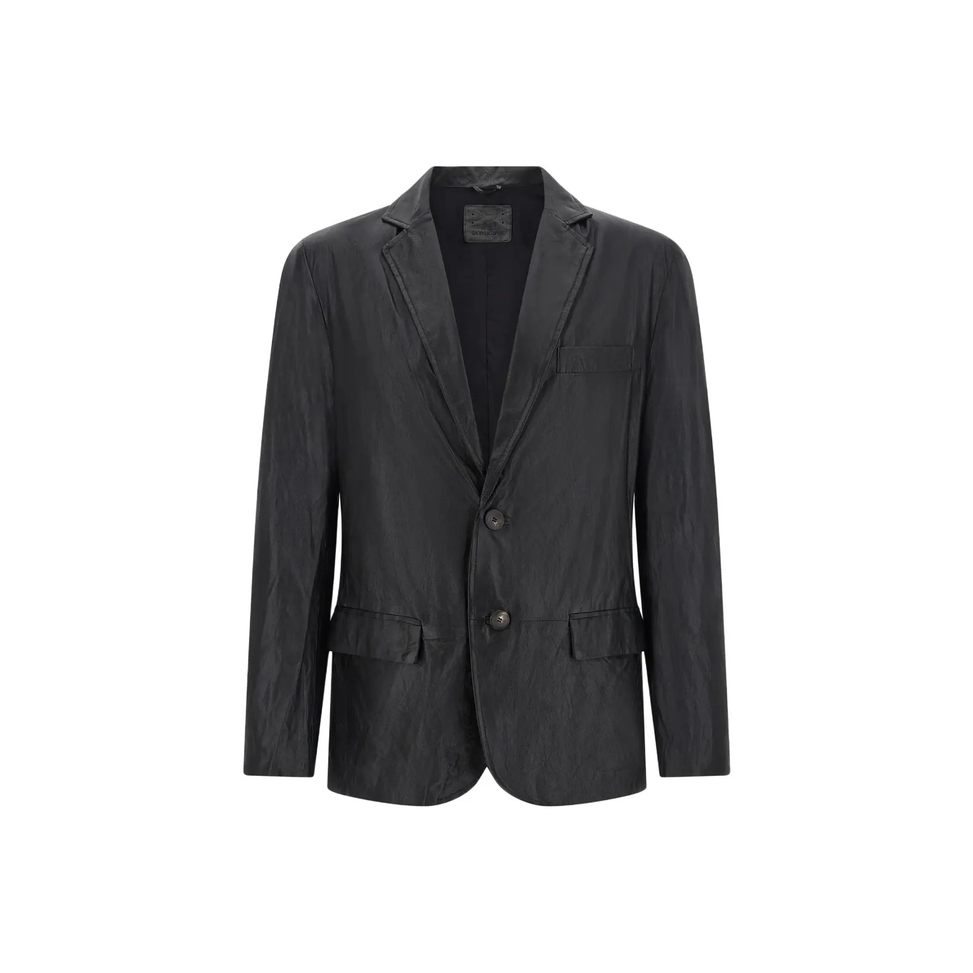 Giorgio Brato Leather Blazer