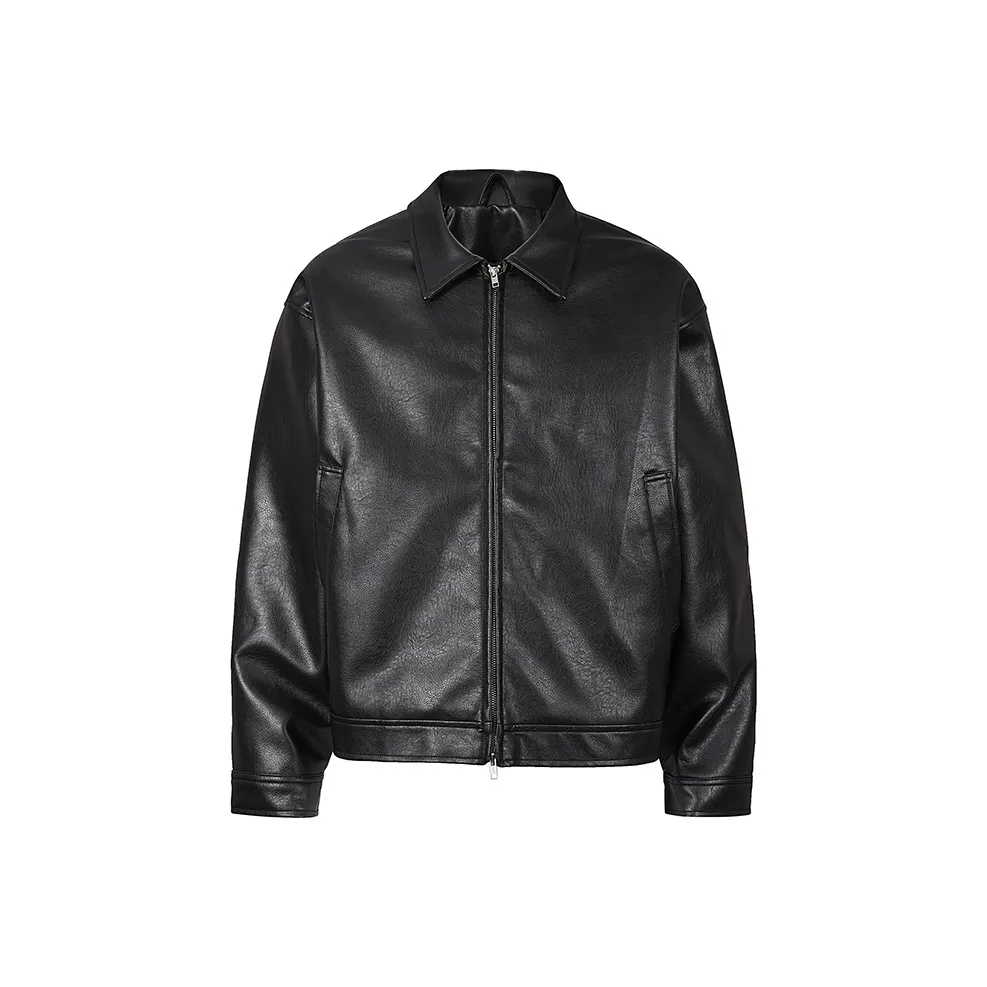 Unblank Кожа Куртка Мужская Черная