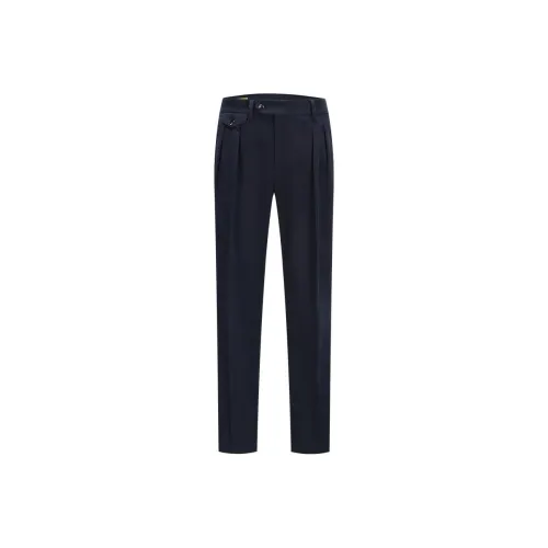 LARDINI Темно-синий Мужские костюмные брюки