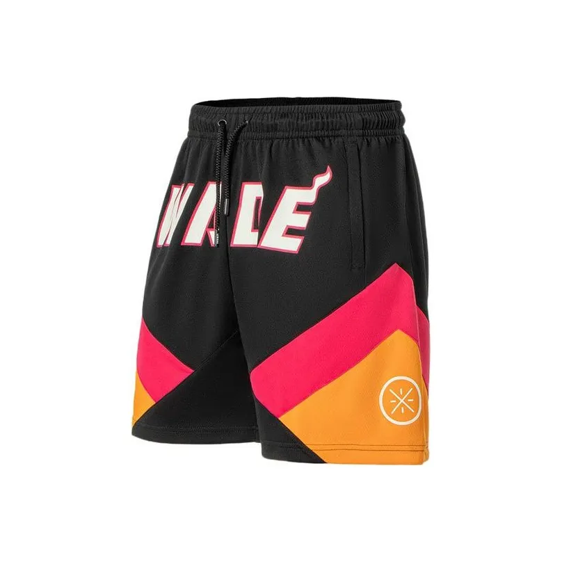 Лайнер Повседневные Шорты Мужские Черные Красные