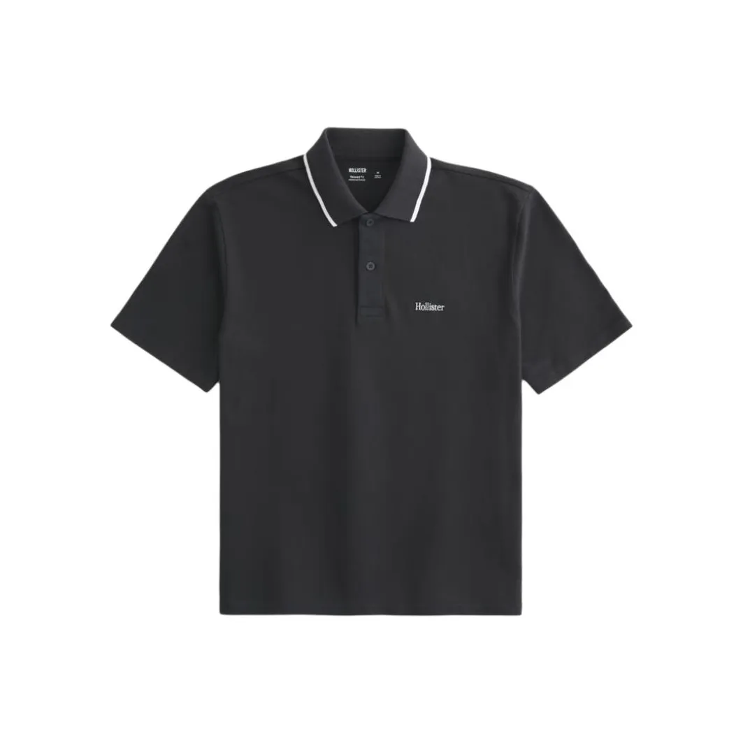 Hollister Polo Shirt Men's Black