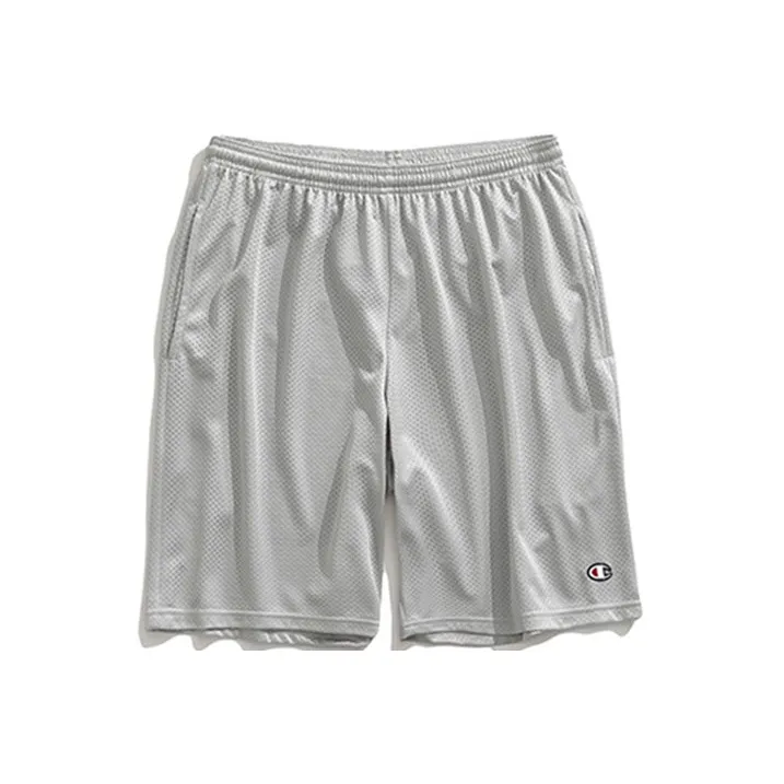 Champion Повседневные шорты версия США унисекс серебристо-серый
