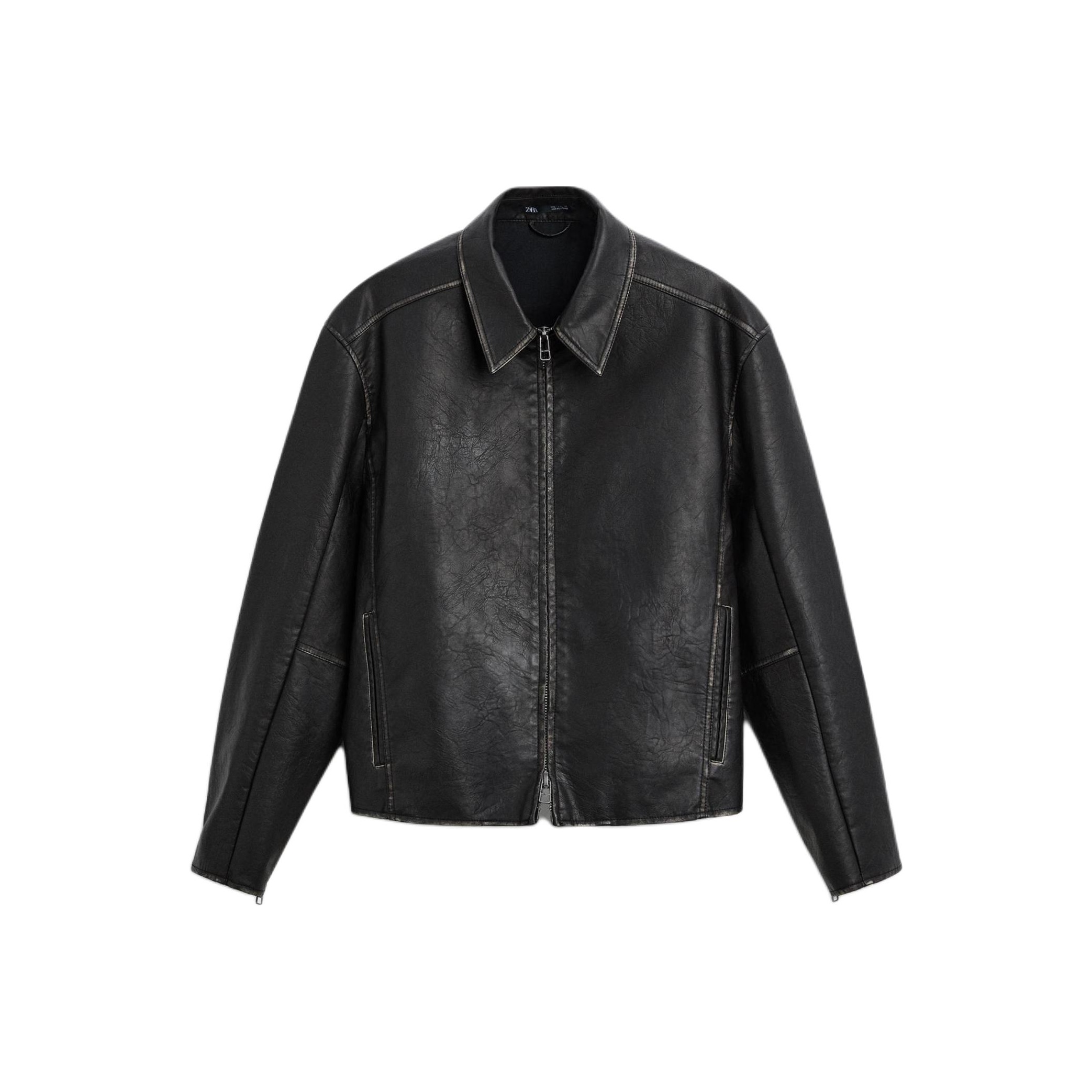 Junya Watanabe Belted Leather Jacket | Black | FARFETCH