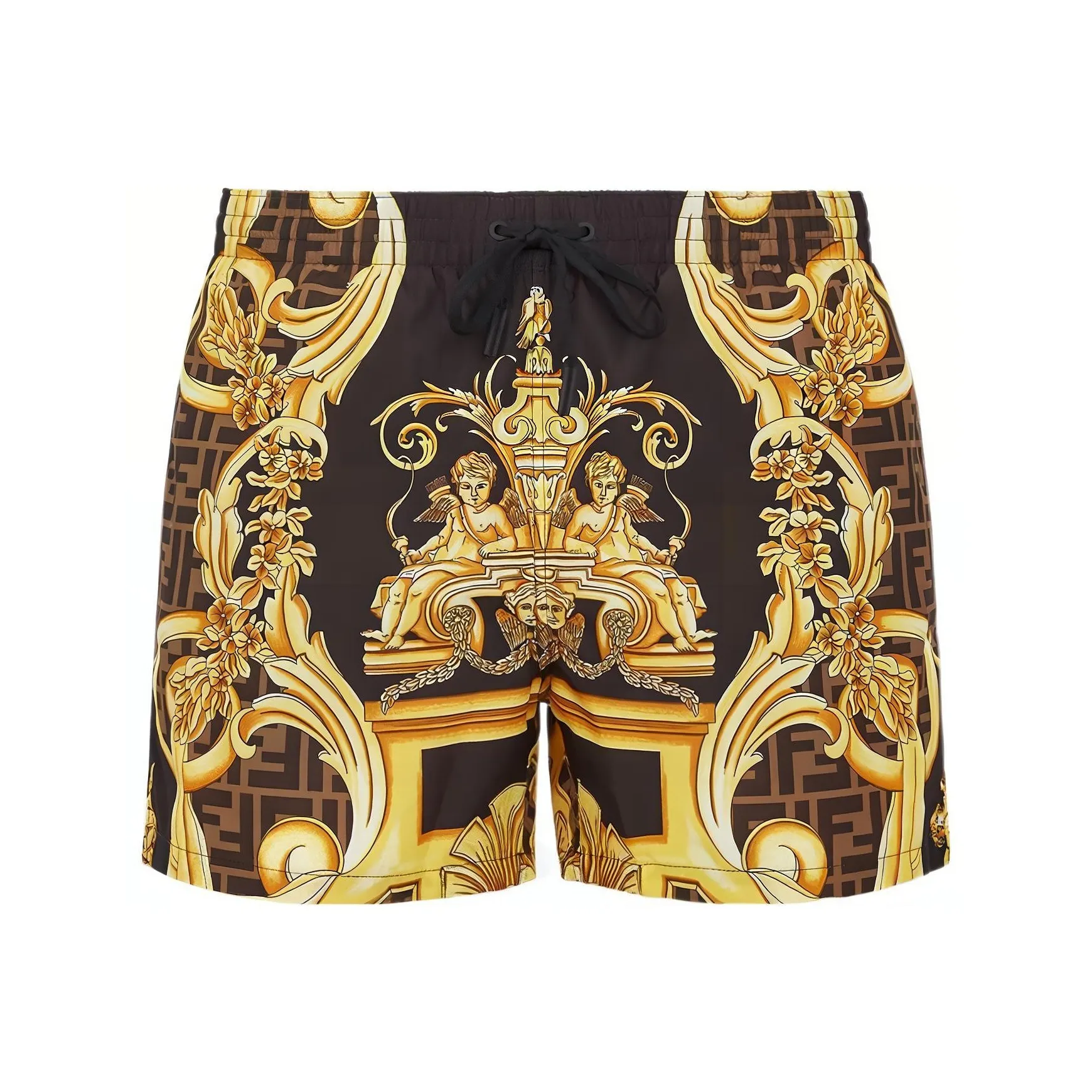 FENDI x VERSACE FENDI X VERSACE Casual Shorts Men's Black