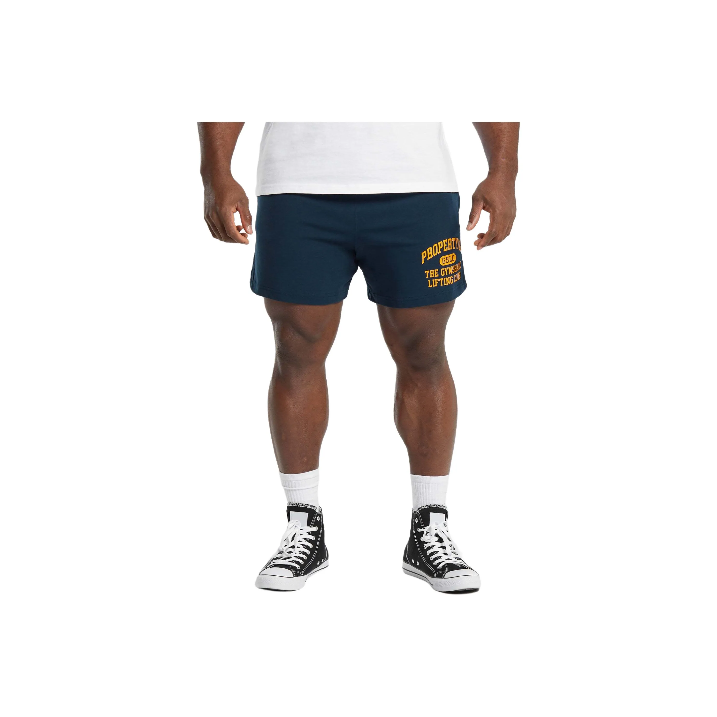 GYMSHARK Легкий Джерси Шорты Повседневные шорты Мужские Морской синий