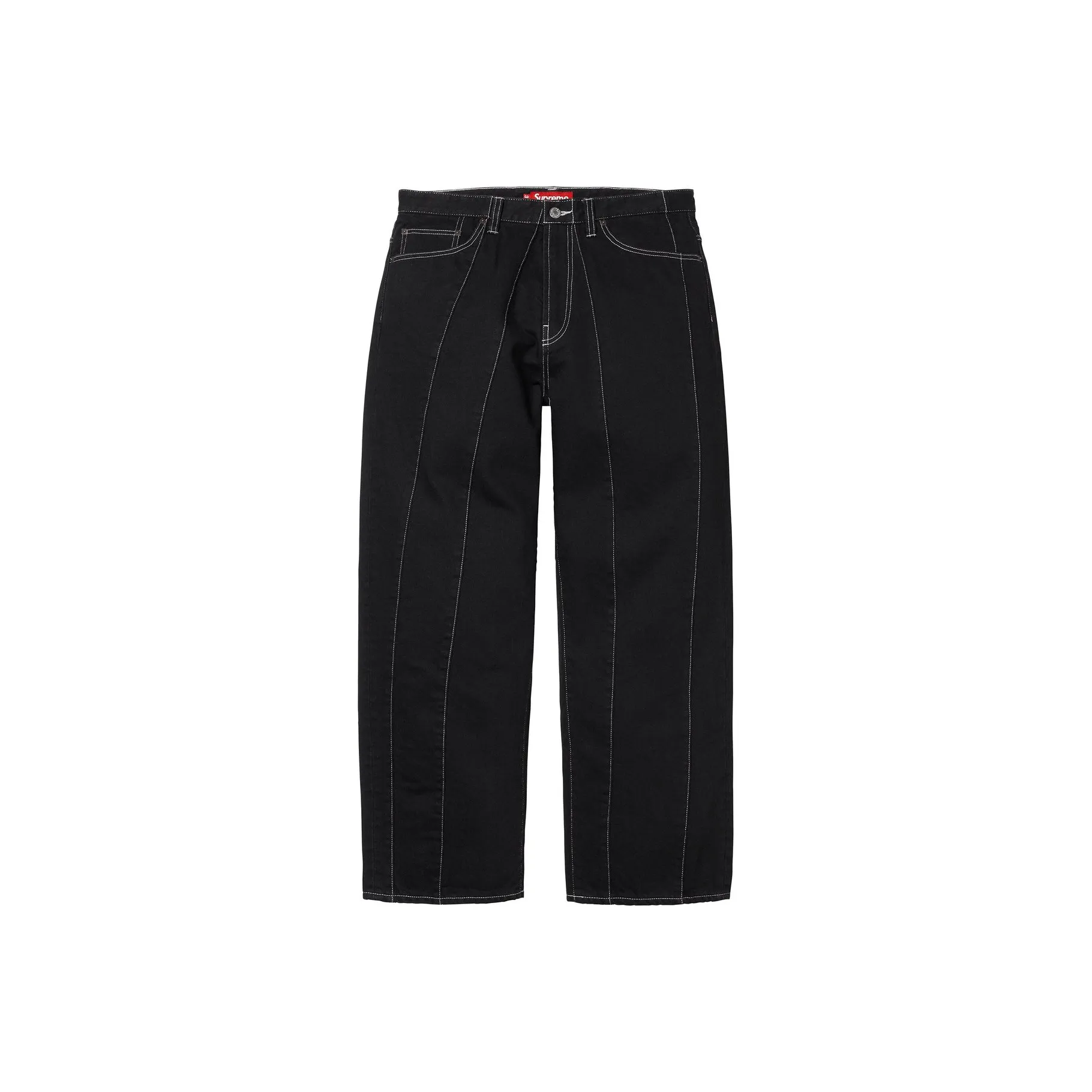 Supreme Paneled Stripe Baggy Jean