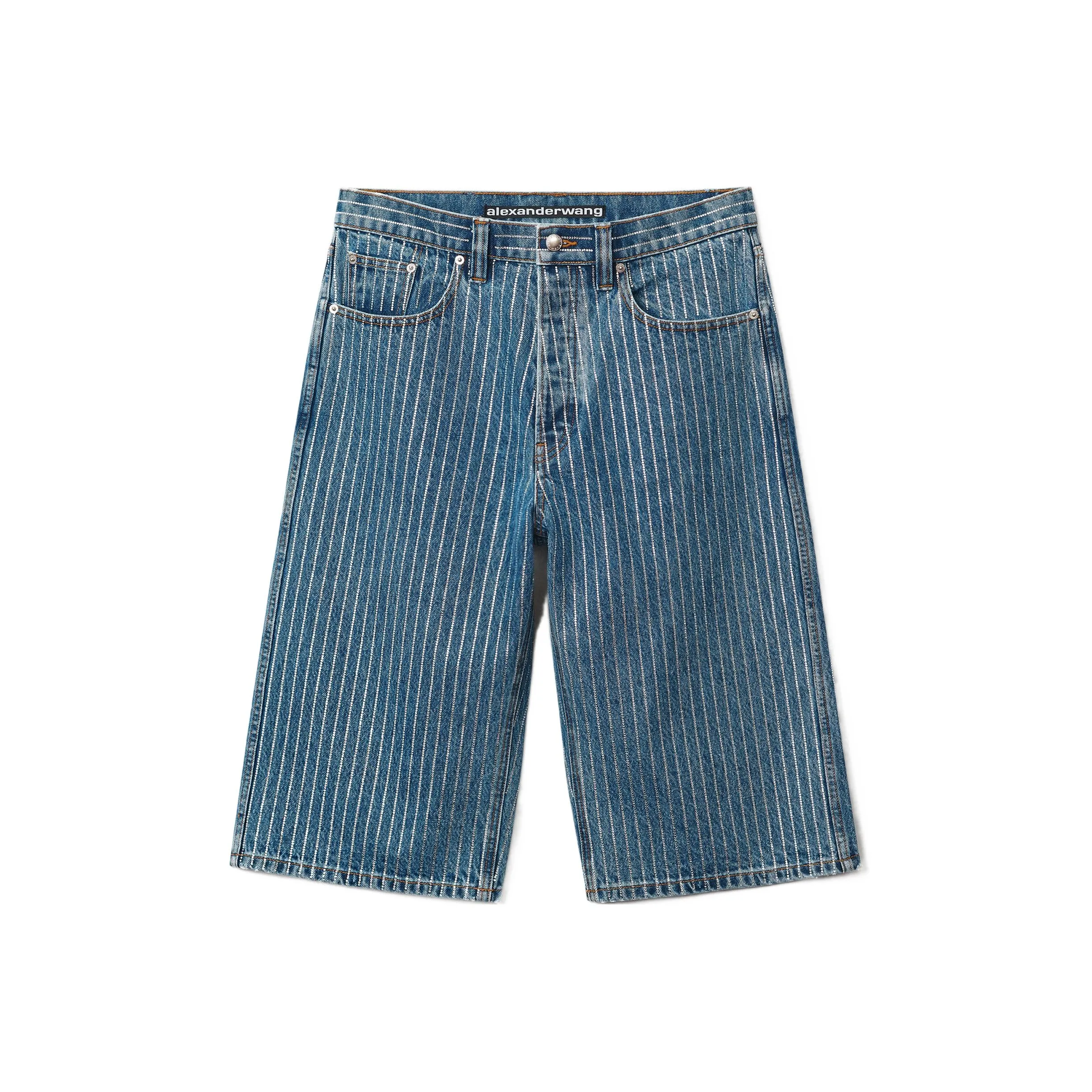 Alexander Wang Below knee Denim Shorts