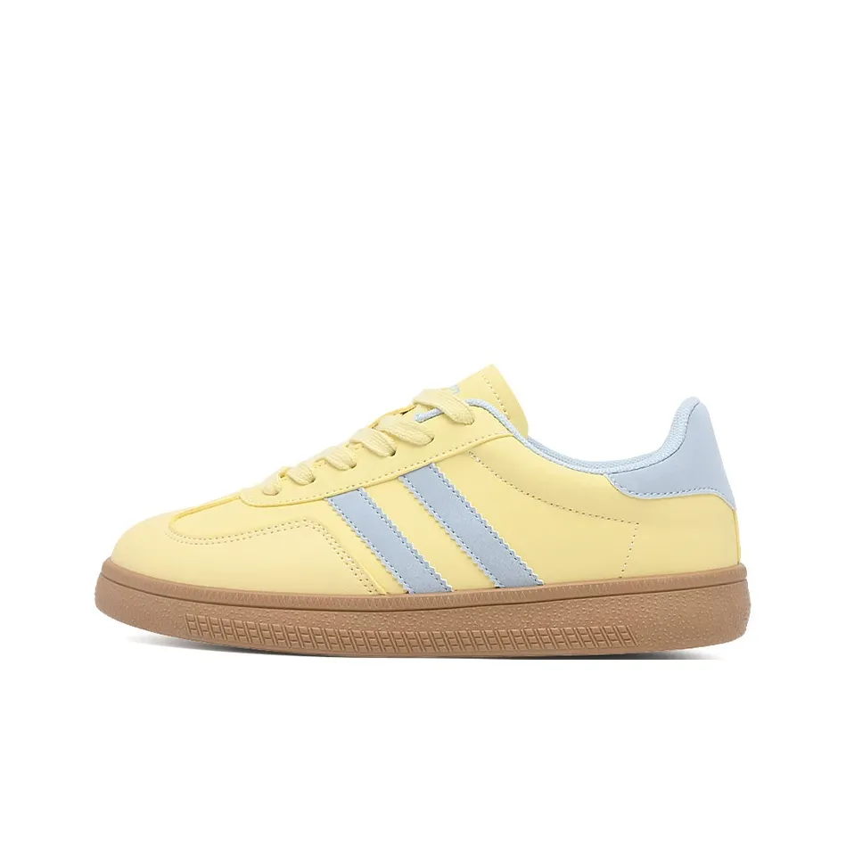 RENBEN Легкие Anti Slip Низкие Кроссовки для скейтбординга Женские Ярко-желтые