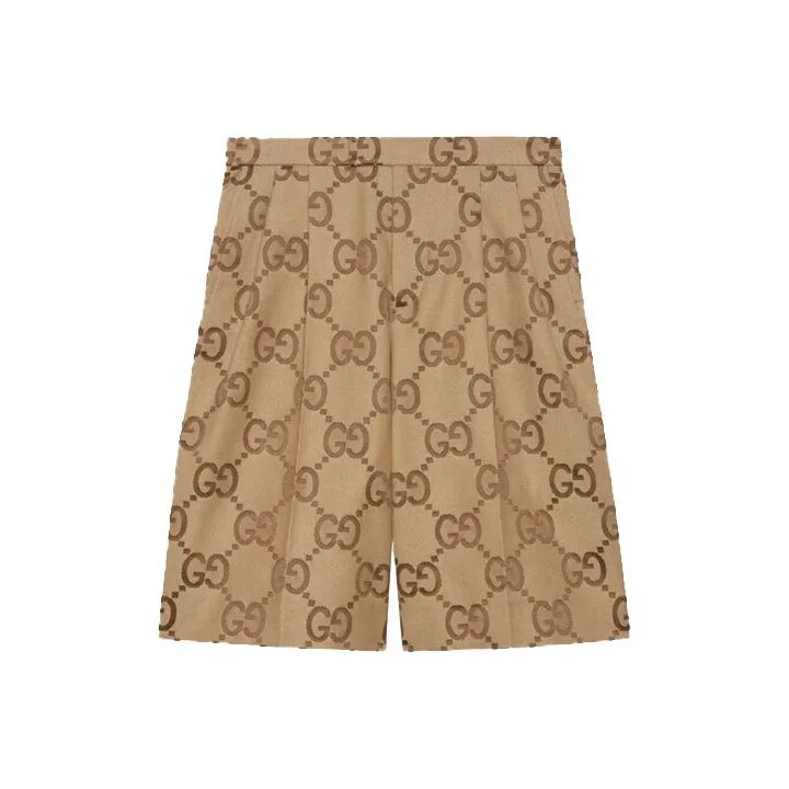 GUCCI Jumbo Gg Canvas Shorts