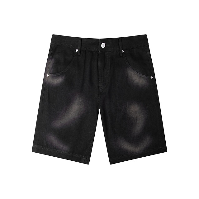 【U LAN】Pocket Point Black Denim Shorts Gene's Jean Shorts - Black Wash – WKND SKATEBOARDS