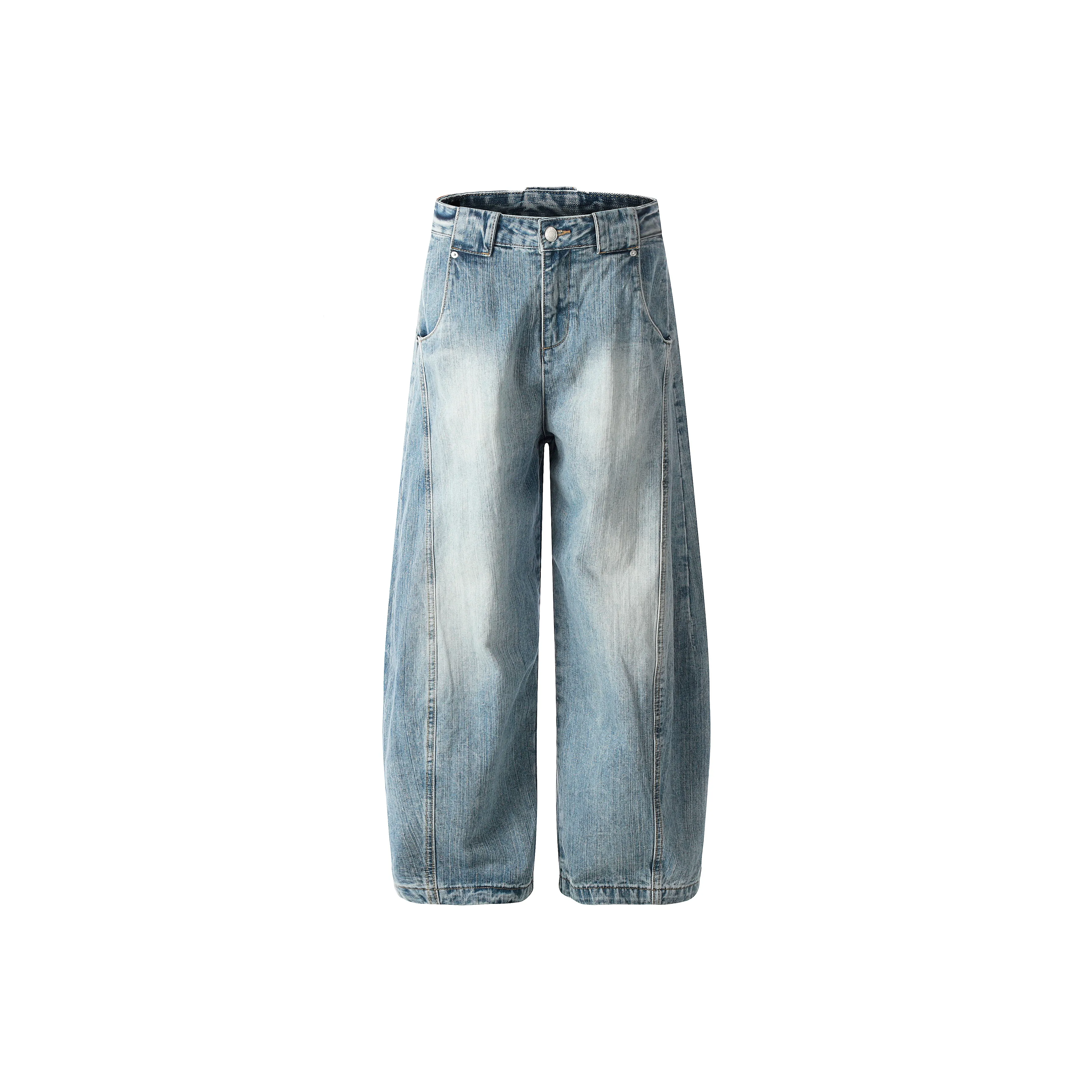 GBXM Винтажные синие унисекс джинсы