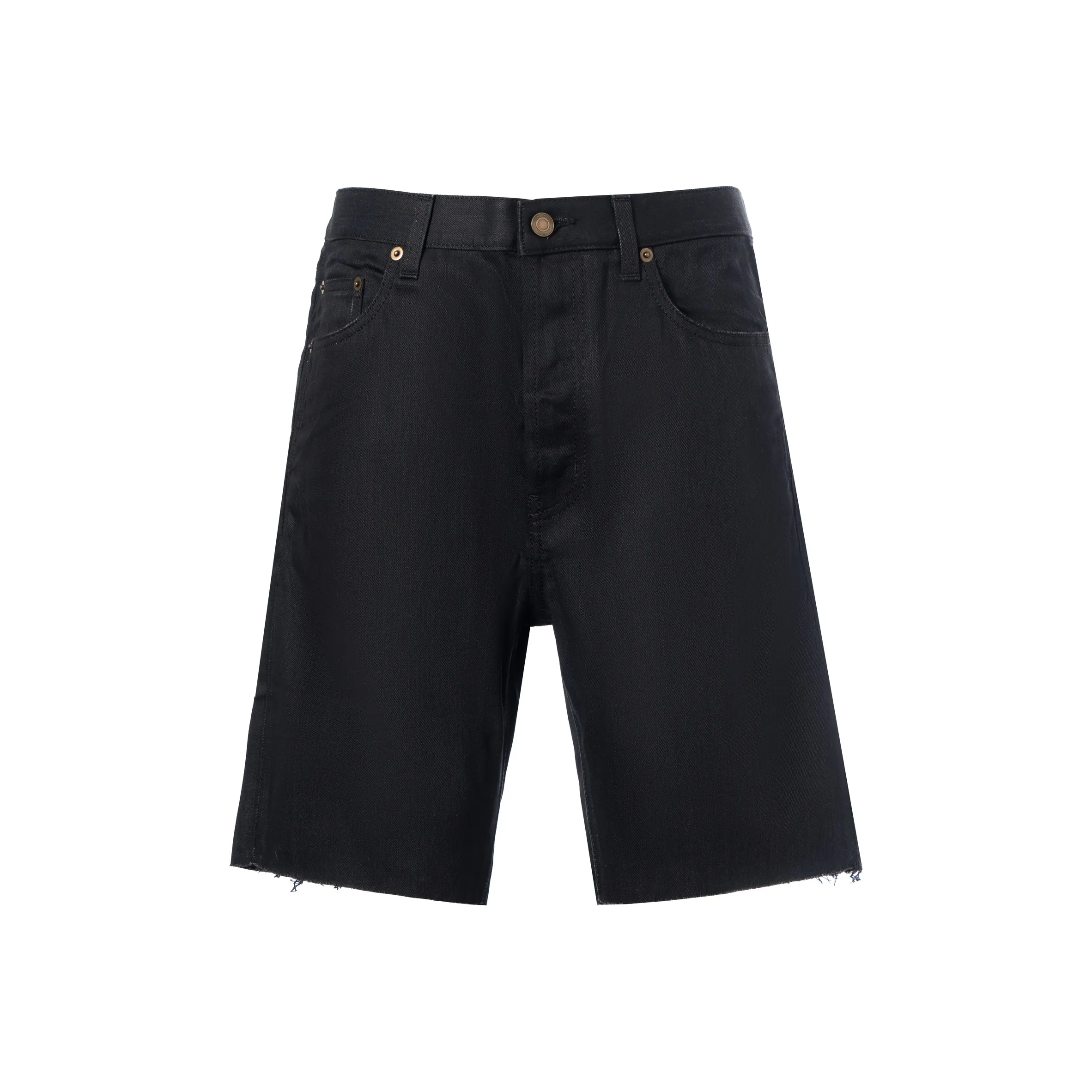 SAINT LAURENT Denim Bermuda Shorts