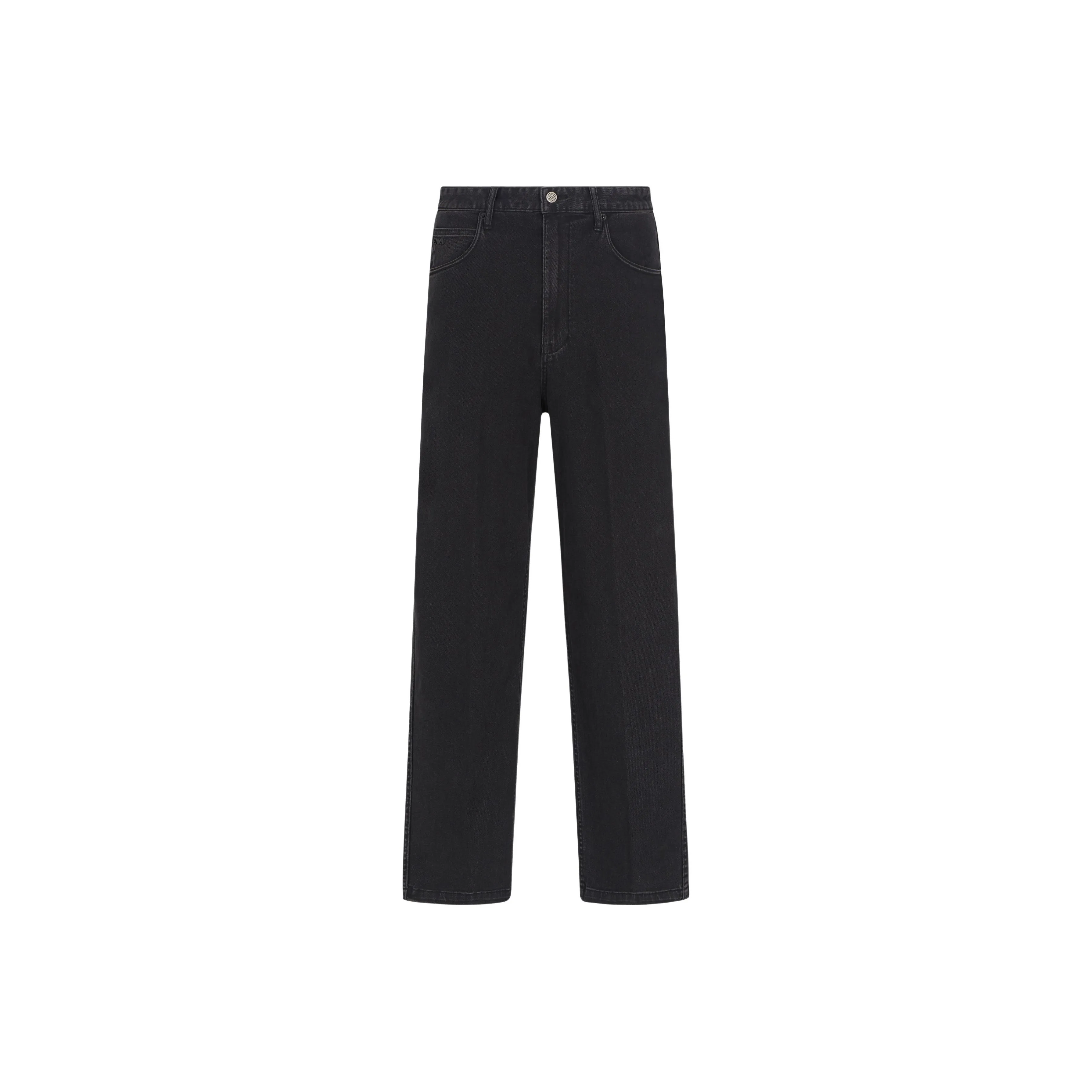 EMPORIO ARMANI Logo Plaque Straight Leg Jeans