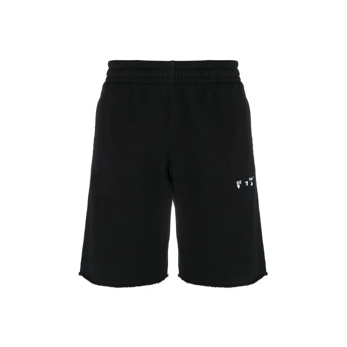 OFF WHITE Logo Sweat Shorts