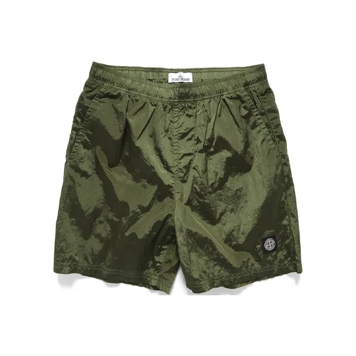 STONE ISLAND SS22 Casual Shorts Men's Green