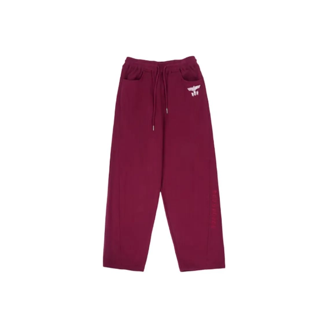 Boy London Новогодние Повседневные Штаны Унисекс Бордовый