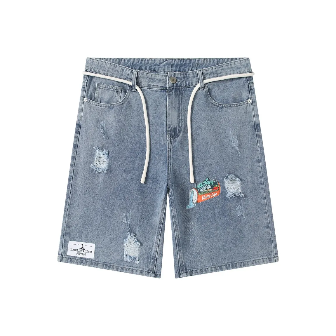 Unite Life HOODS Унисекс Джинсовые шорты