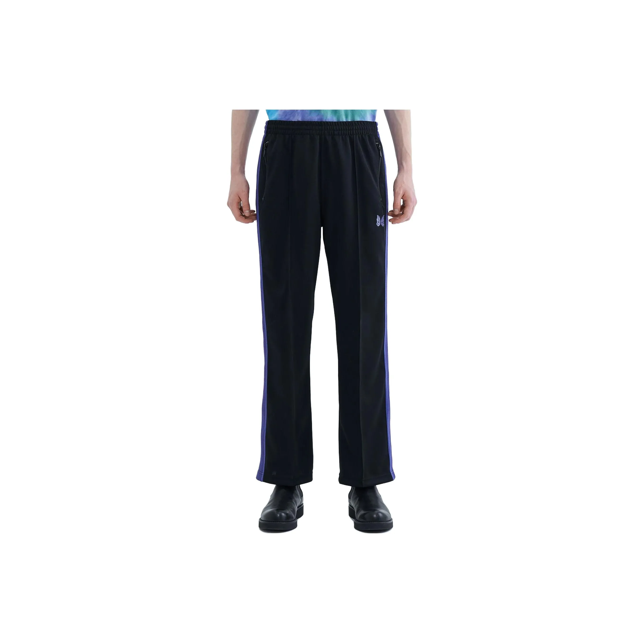 Needles SS23 STUDIOUS Non Label Limited Edition Track Pant Poly Smooth Casual Pants Men's
