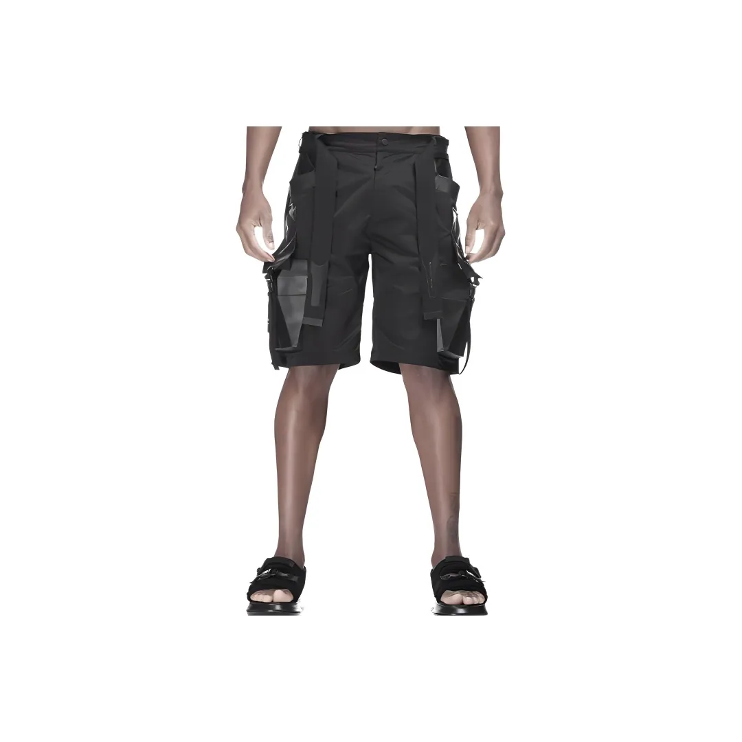 NORVINCY Городской техвир Прямой крой Свободный крой Hip Hop Повседневные шорты Мужской