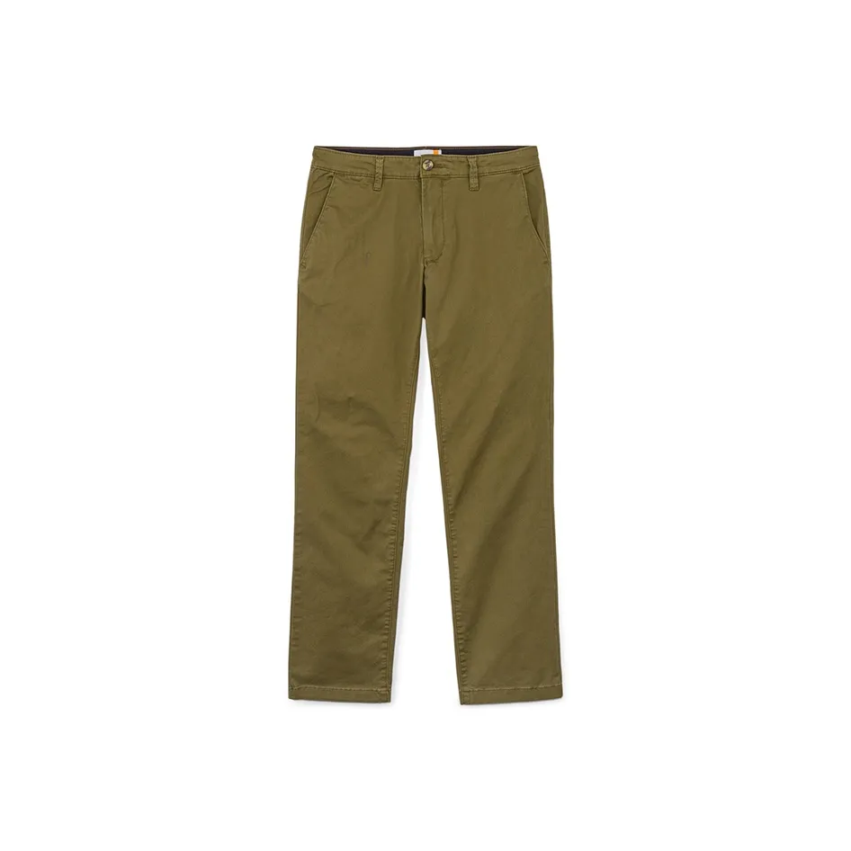 Timberland Повседневные брюки Мужские Темно-оливково-зеленые
