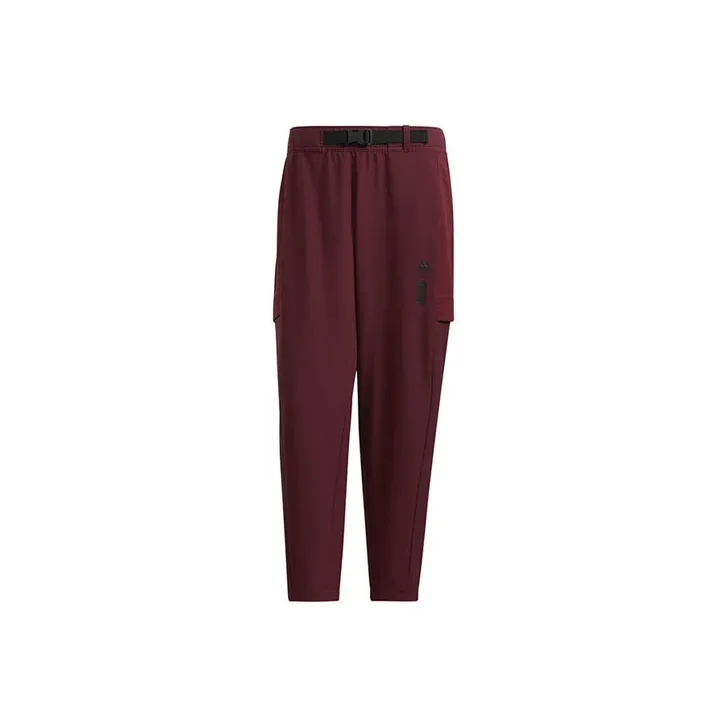 Adidas Wuji Series Casual Pants Men's Dark Red