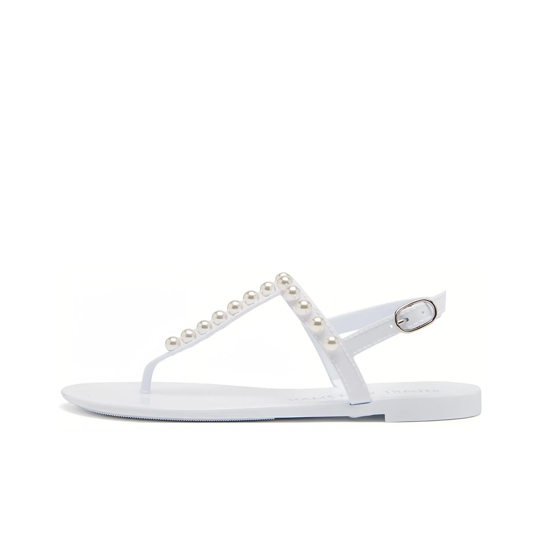 Stuart Weitzman/SW Flip Flops Women's White