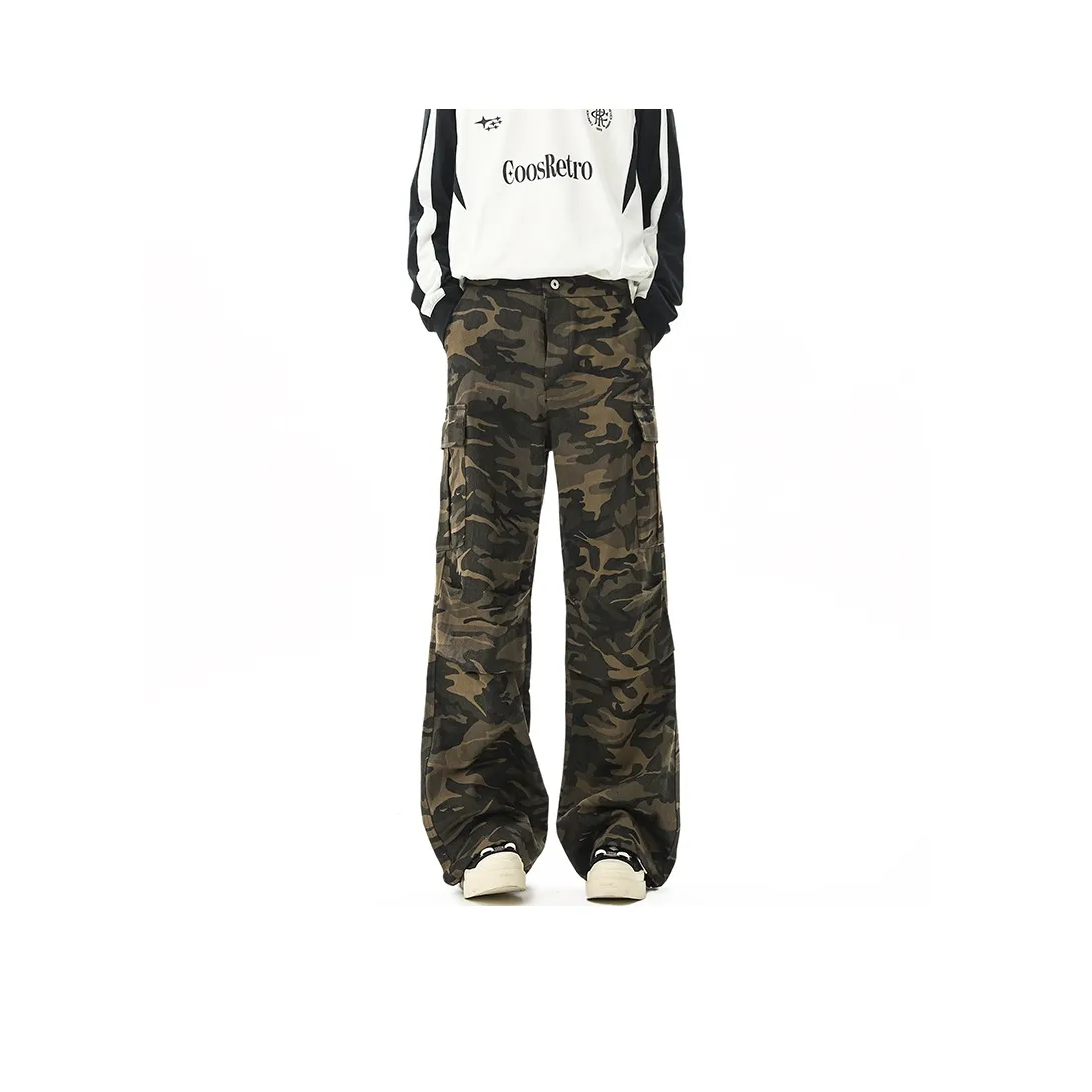 RICE NINE TEN Карго-брюки Унисекс Камуфляж