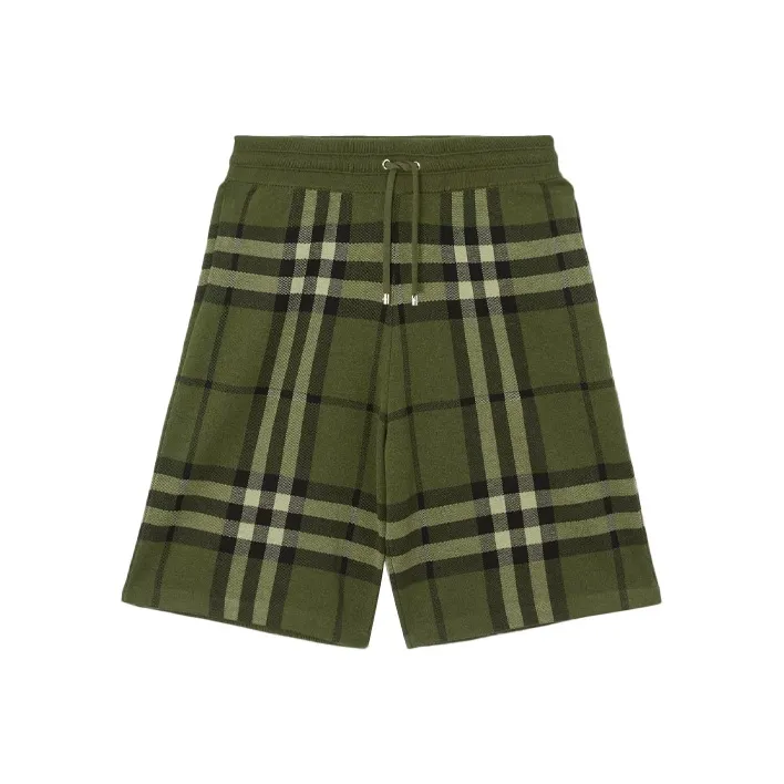 Burberry Casual Shorts Men's Dark Forest Green