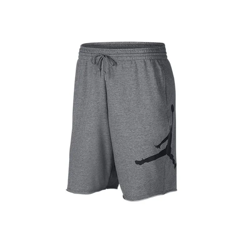 JORDAN Gray Men's Casual Shorts Джордан Серый Мужские Повседневные Шорты