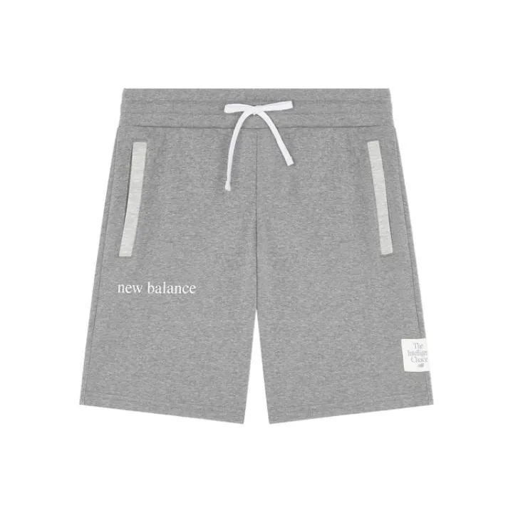 New Balance Men's Gray Lace-Up Shorts Gray