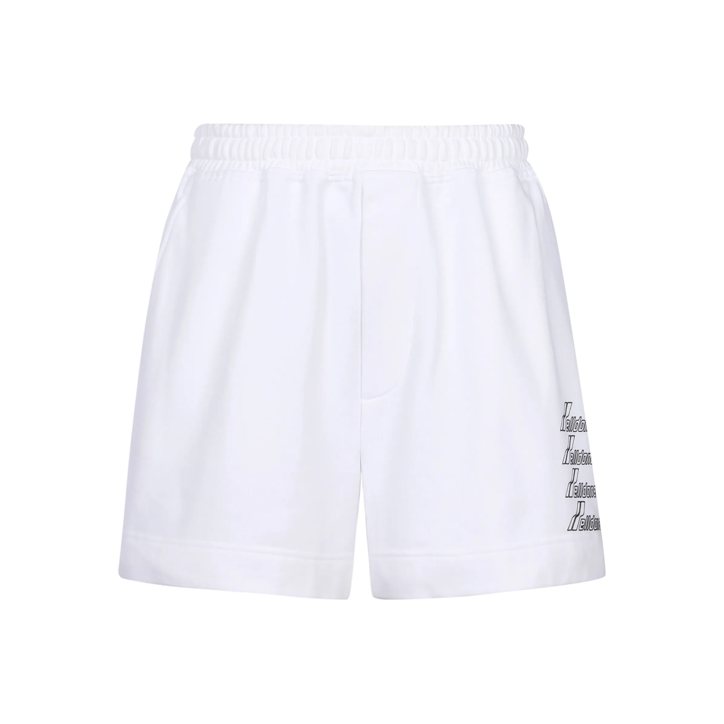 WE11DONE Белые Унисекс Повседневные шорты